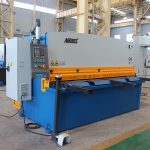QC11y-16X3200 cnc 절단 스테인레스 스틸 자동 유압 철판 단두대 전단 기계 E21